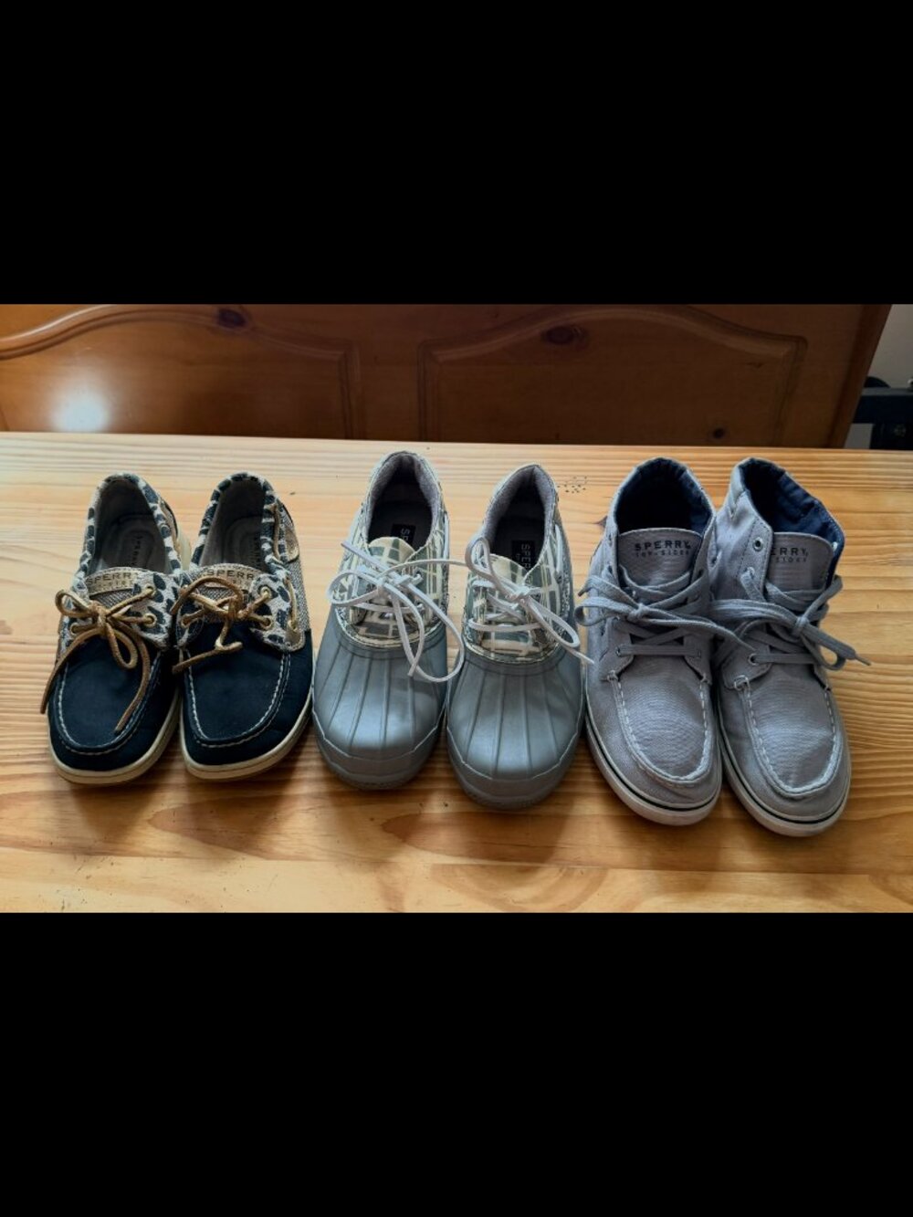 Sperry Boat Shoe Bundle – Sizes 6.5 & 7 – 3 Pairs